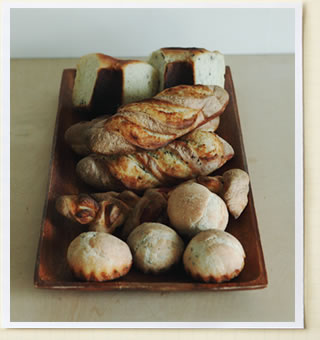 グレイン　天然酵母と米粉のパン おまかせセット 1,575円（税込）