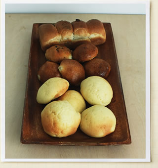 グレイン　天然酵母と米粉のパン ふんわりパンセット 1,575円（税込）